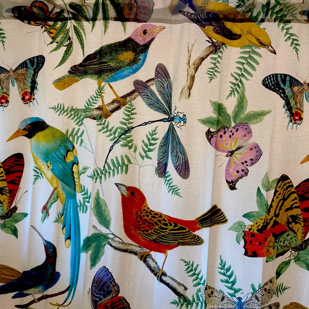 Pottery barn shower curtain